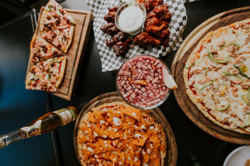 BBQ Chicken pizza at Round table pizza